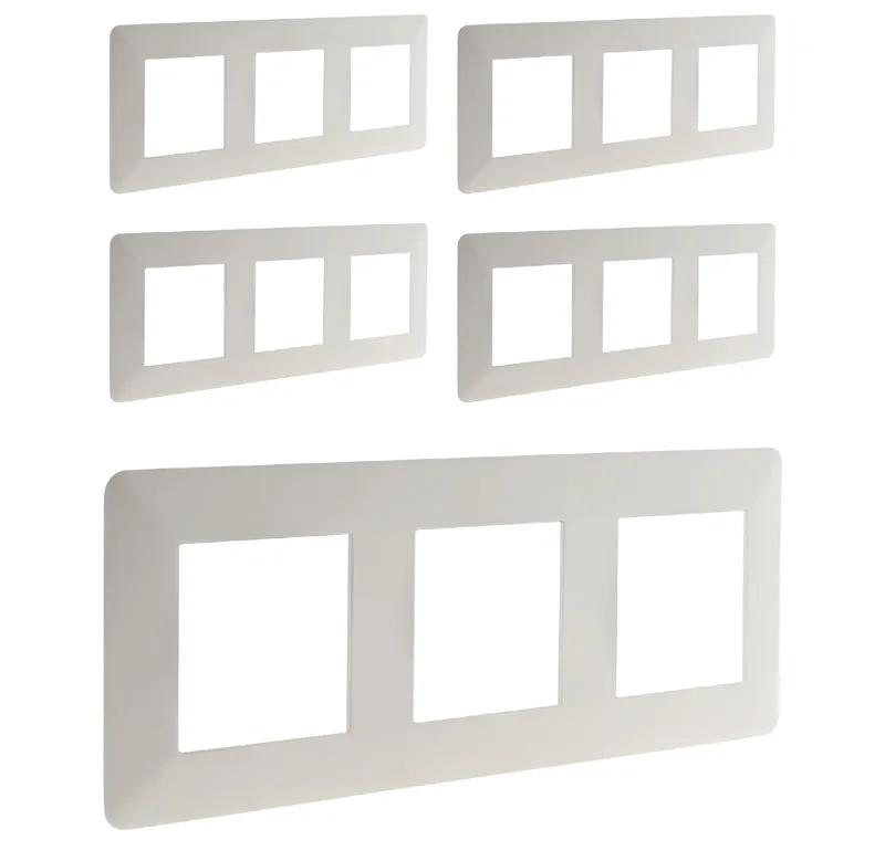 Triple plaque de finition Artezo - Zenitech