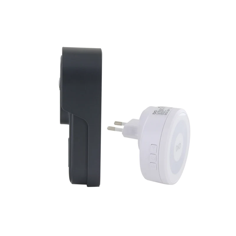 Connected wireless photo and audio doorbell