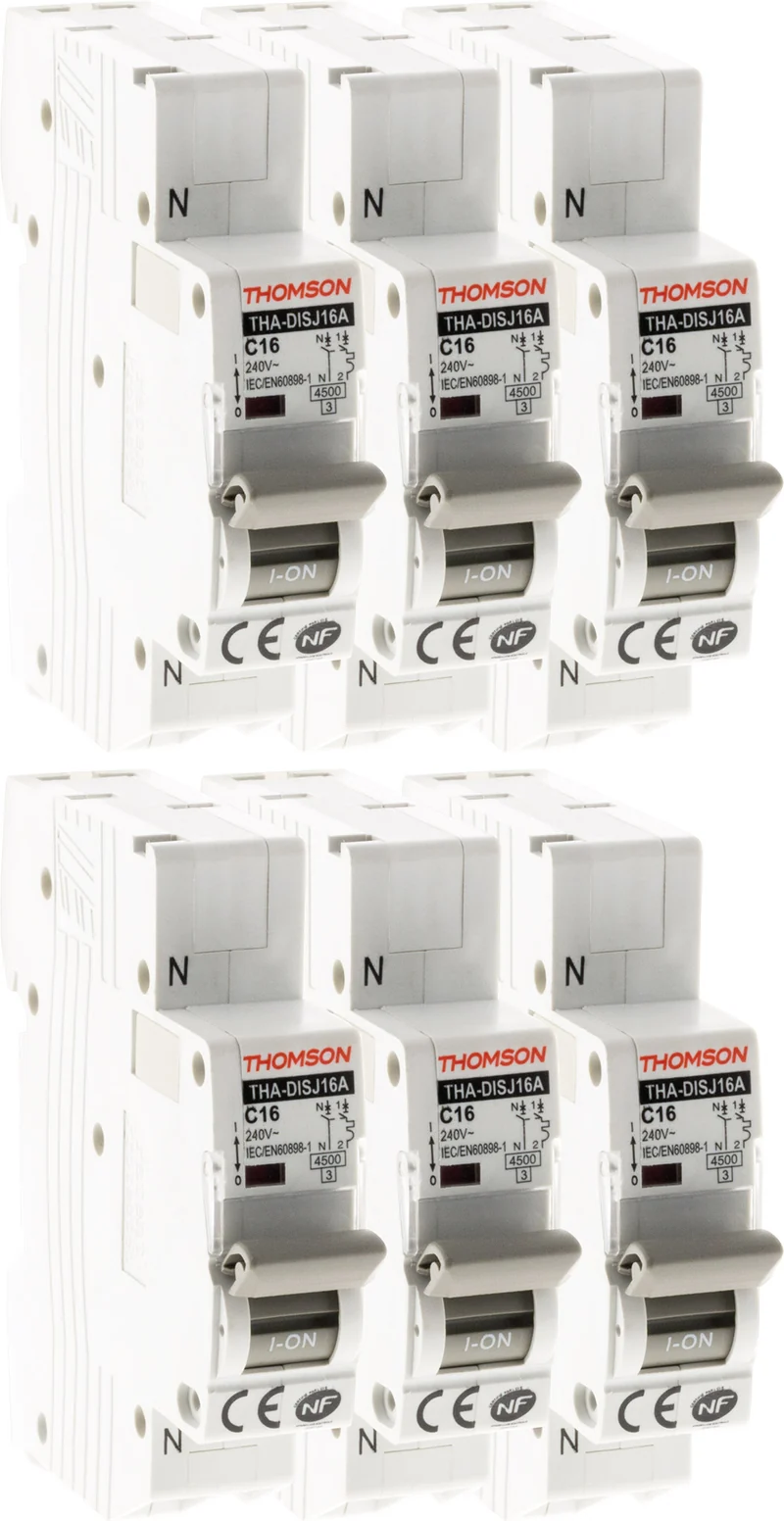 Disjoncteurs connexions automatiques PH+N - Thomson