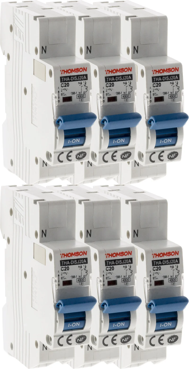 Disjoncteurs connexions automatiques PH+N - Thomson