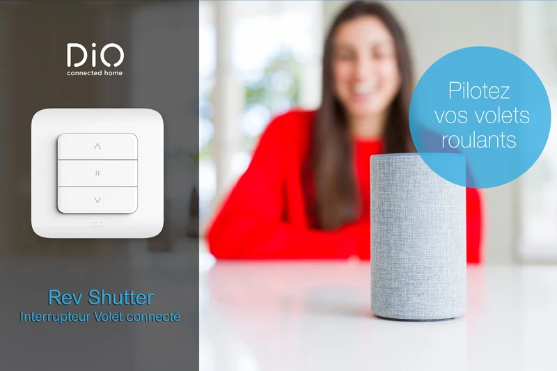 Set of 2 Connected Shutter Switch DiO Connect