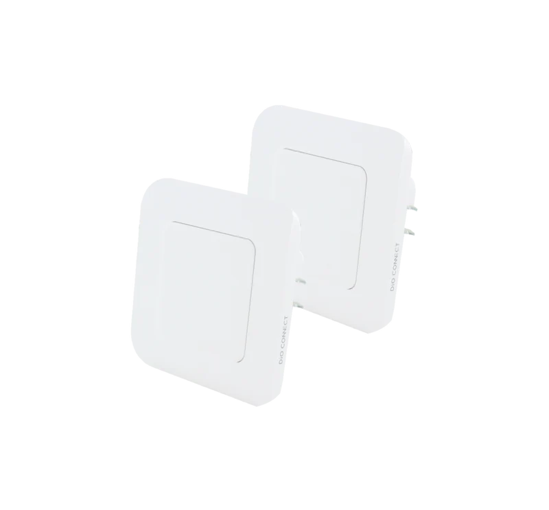 Kit of 2 Connected Light Switch -DiO Connect