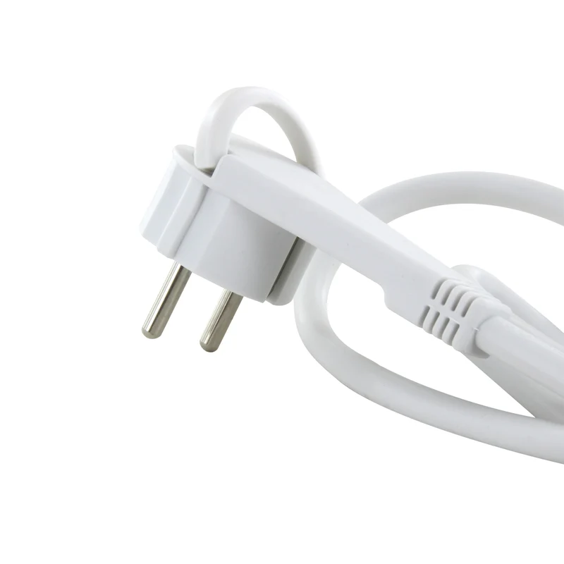 Set of 2 white power strip with switch - 4 x 16 A - 1.5 m