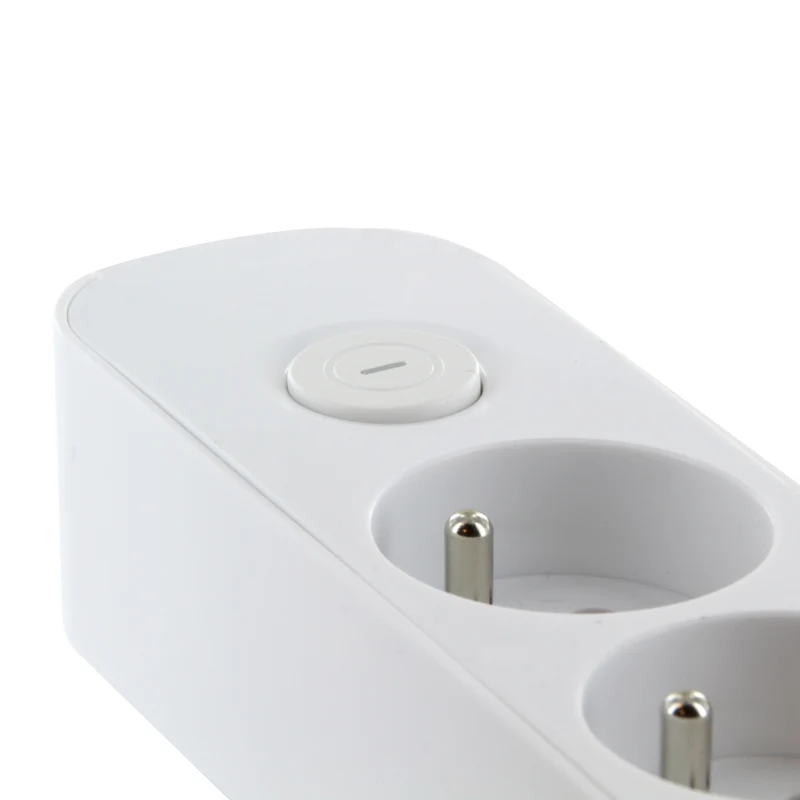 Stylish power strip 8 x 16 A with switch - 1.5 m - White