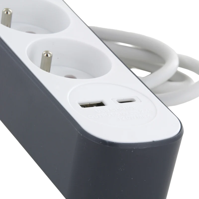 Power strip + USB - 1.5 m