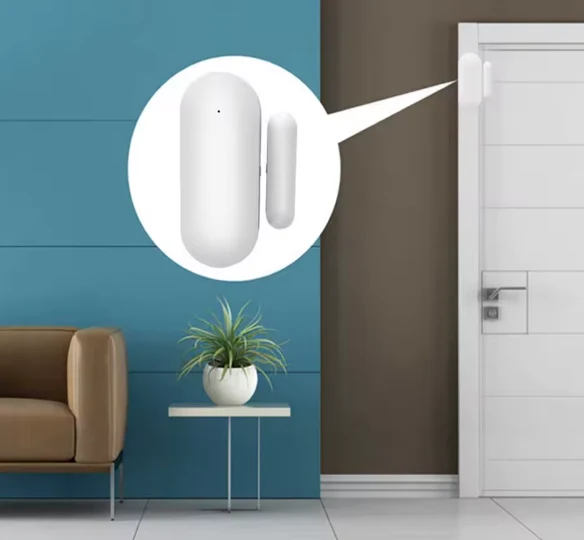 Détecteur d'Ouverture Keynoxy™ Sentry : Capteur Magnétique Sans Fil 433MHz