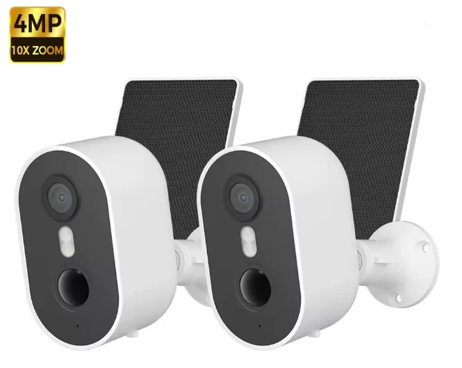 Caméra de Surveillance Keynoxy™ Solar : Solaire, WiFi & Détection IA