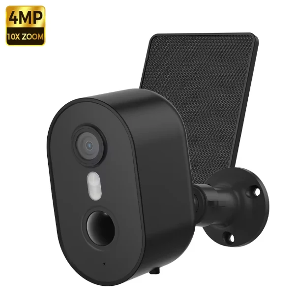 Caméra de Surveillance Keynoxy™ Solar : Solaire, WiFi & Détection IA