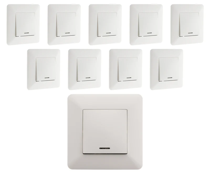 Interrupteur va et vient + voyant Artezo 10A - Zenitech