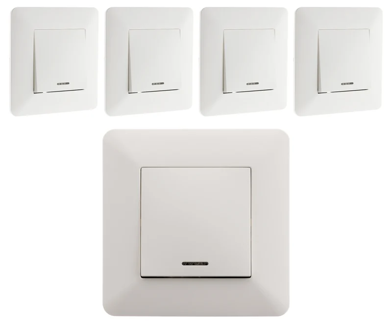 Interrupteur va et vient + voyant Artezo 10A - Zenitech