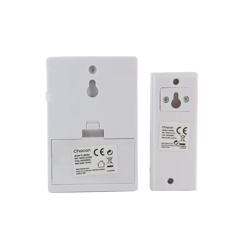 Battery powered wireless chime