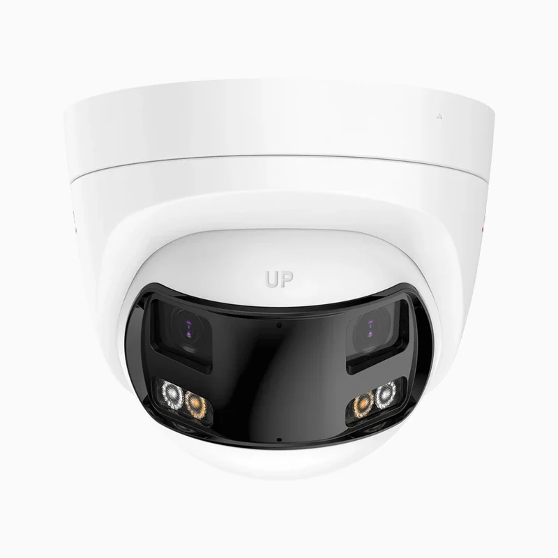 ACD500 - Caméra de sécurité extérieure filaire double objectif 3K, vue panoramique 180°, vision nocturne intelligente à double éclairage, Microphone Intégré, IP67 étanche