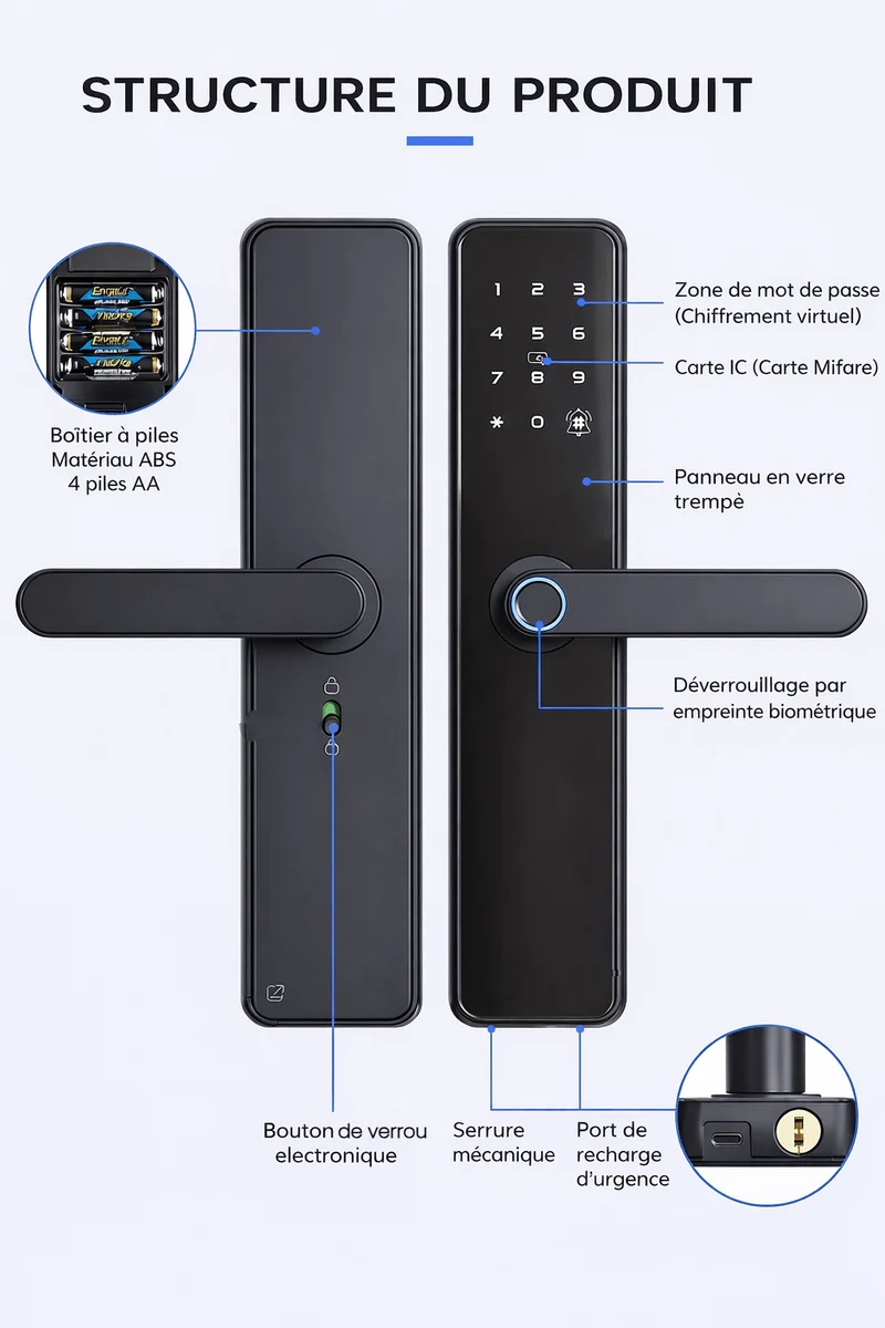 Serrure Connectée Keynoxy™ Alpha