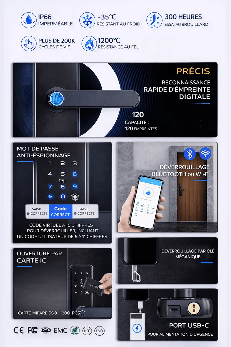 Serrure Connectée Keynoxy™ Alpha