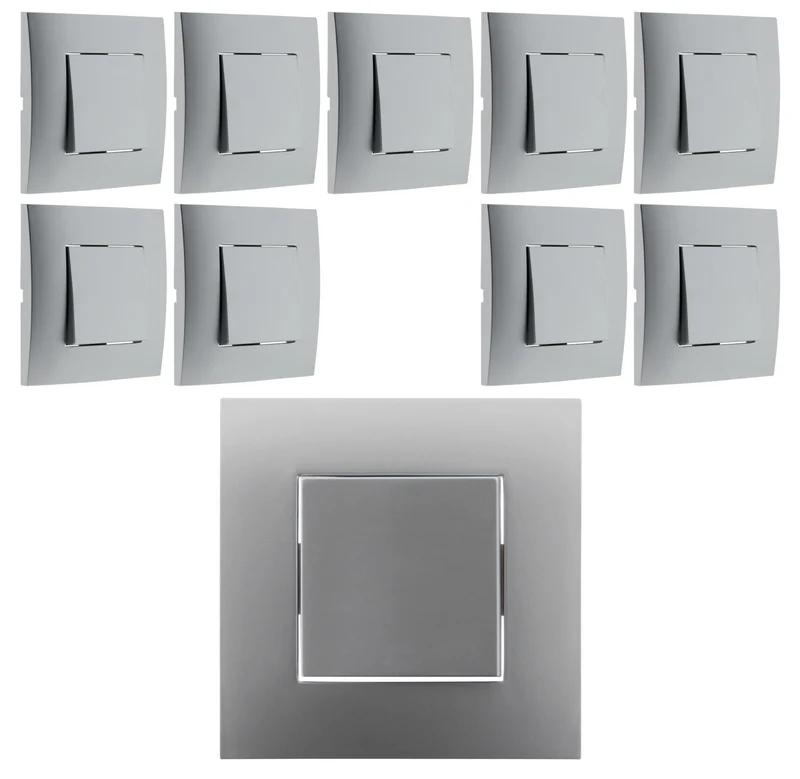 Bouton poussoir 10A bornes auto - Zenitech