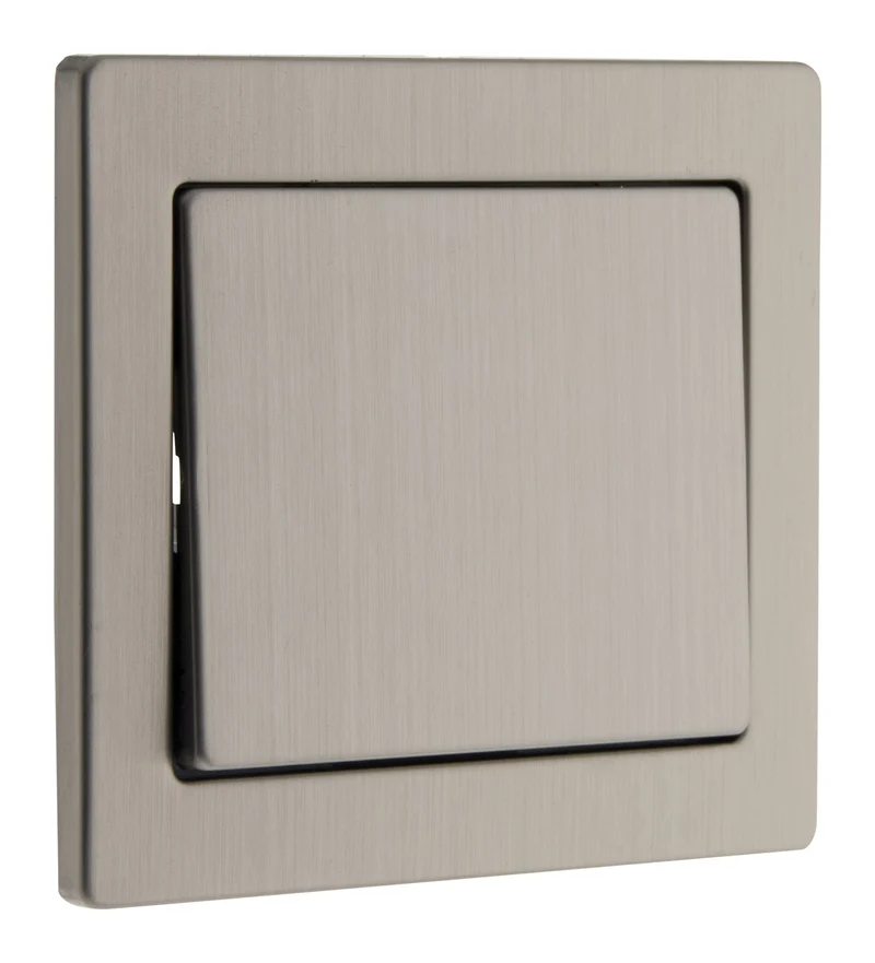 Interrupteur va et vient Inox brossé Art'Flat - Zenitech