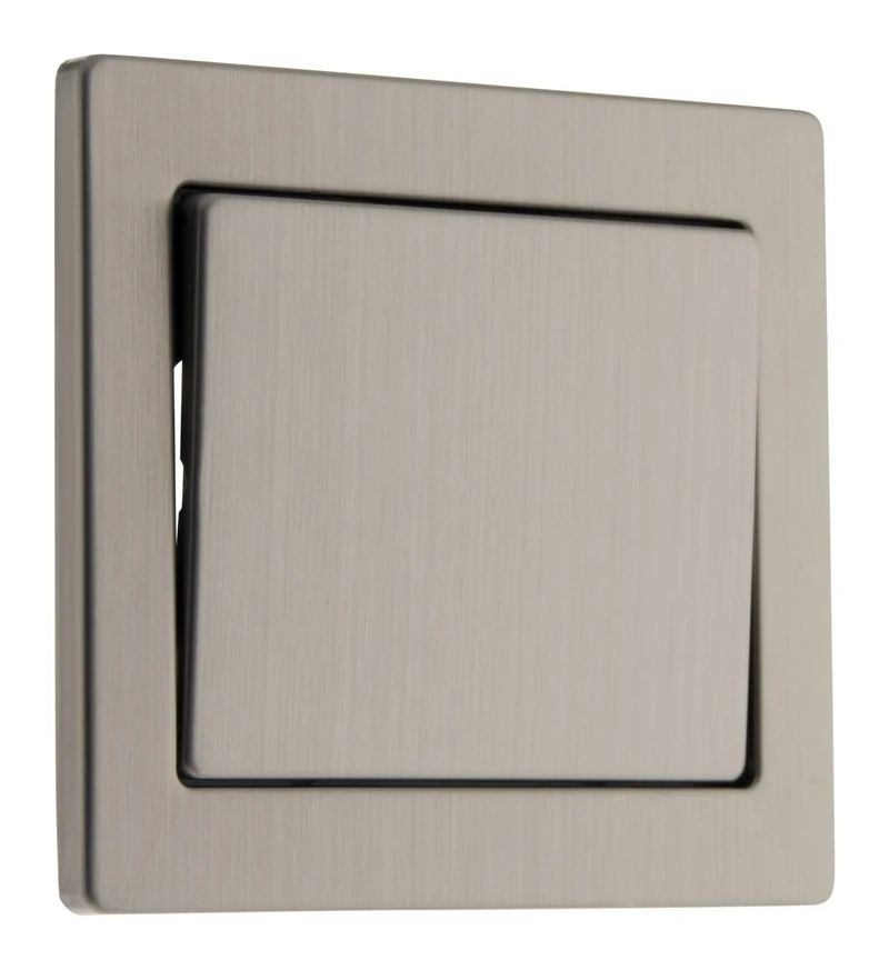 Interrupteur va et vient Inox brossé Art'Flat - Zenitech