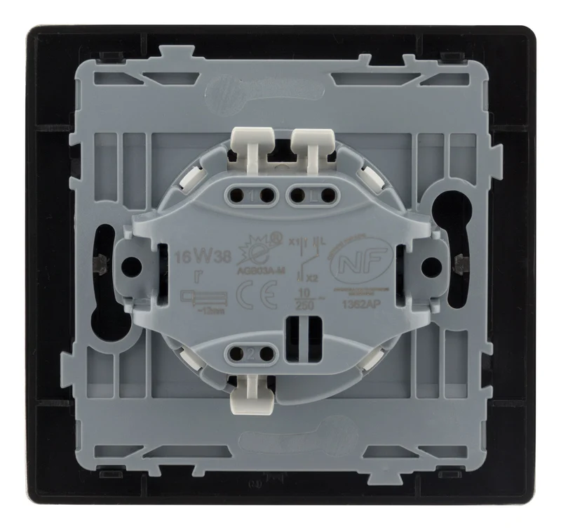 Interrupteur va et vient Inox brossé Art'Flat - Zenitech