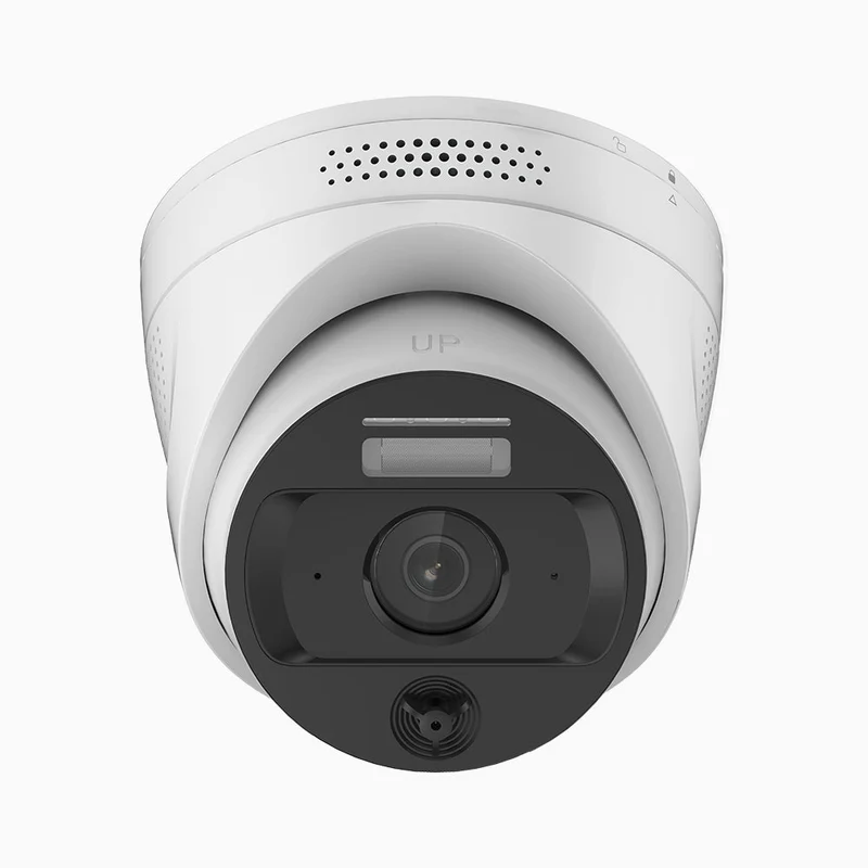 Caméra de sécurité avec détection thermique intelligente, détection incendie par IA, alarme de température, indicateur à 4 couleurs, résolution 4MP, audio bidirectionnel, IP67