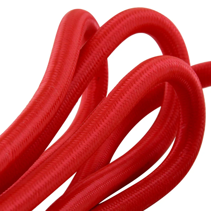 Stylish mini unit 3 x 16 A and red fabric cable - 1.5 m