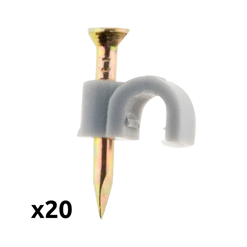 Lot de 20 crochets de fixation - Zenitech