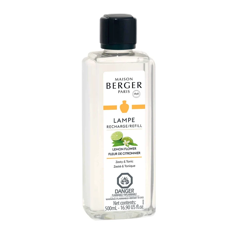 Recharge pour lampe aromatique de 500 ml, fleur de citronnier