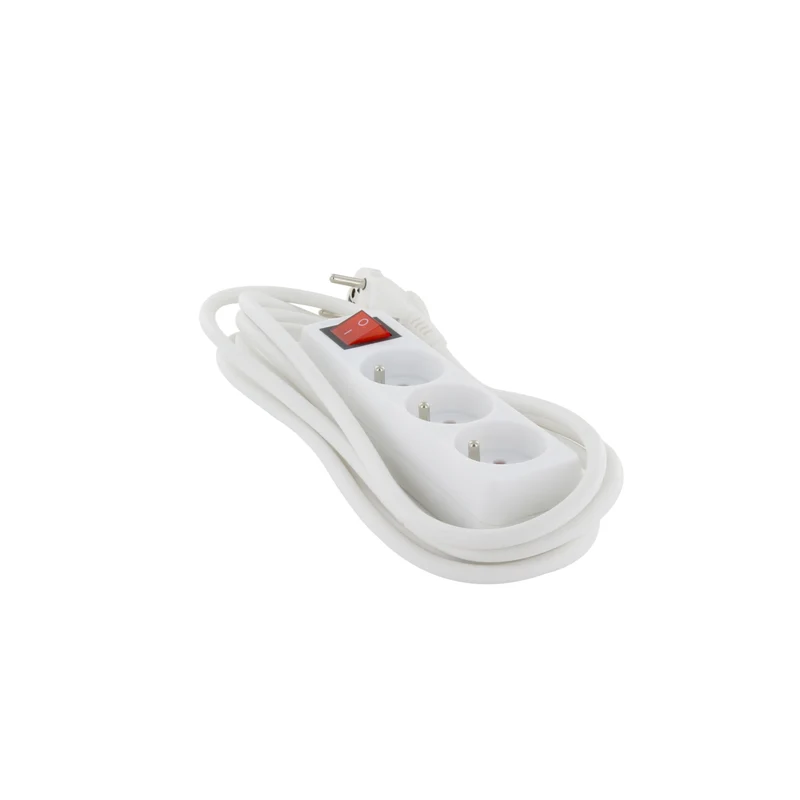 Power strip 3 x 16 A with switch - 3 m - White (FR)