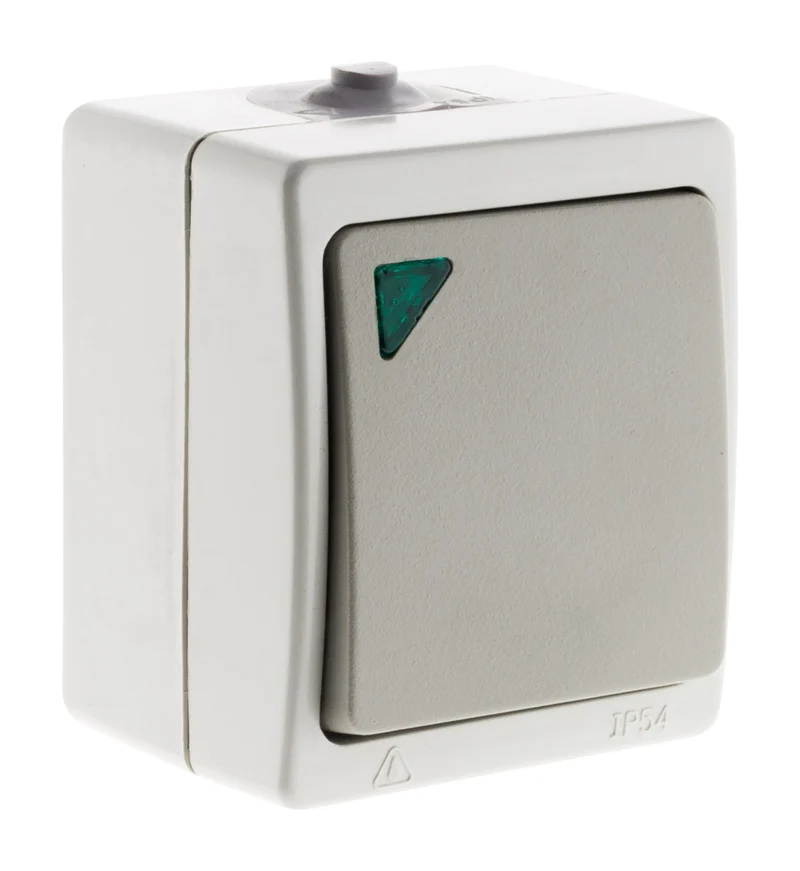 Interrupteur va-et-vient + voyant lumineux - Zenitech
