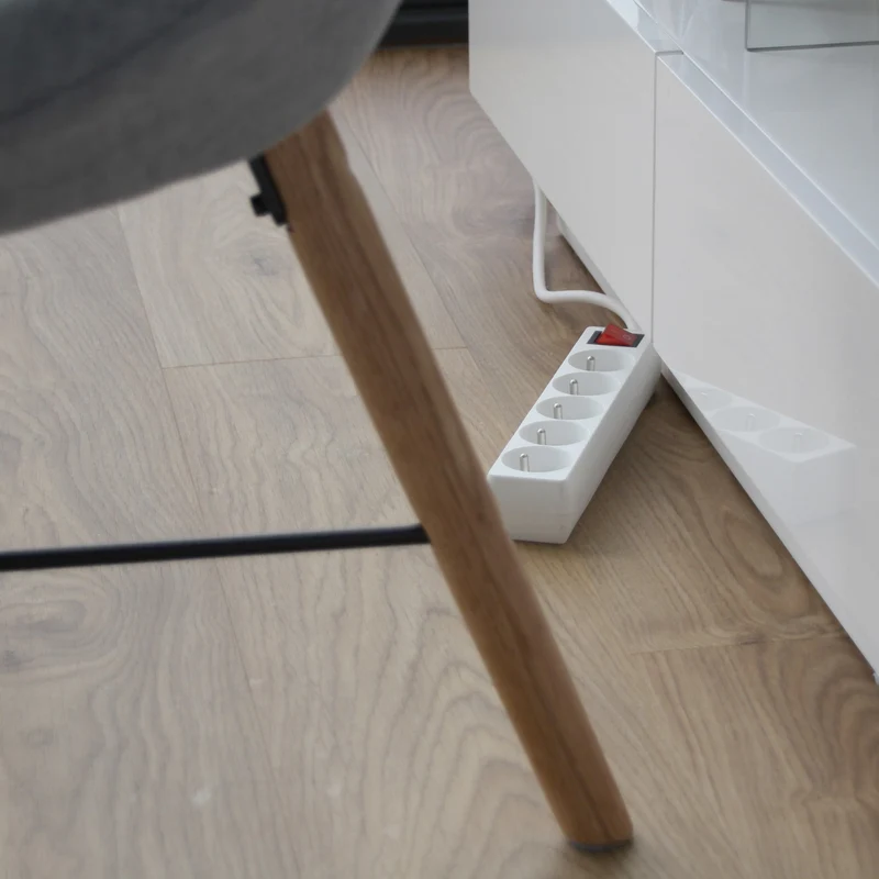 Power strip 5 x 16 A with switch - 3 m - White (FR)