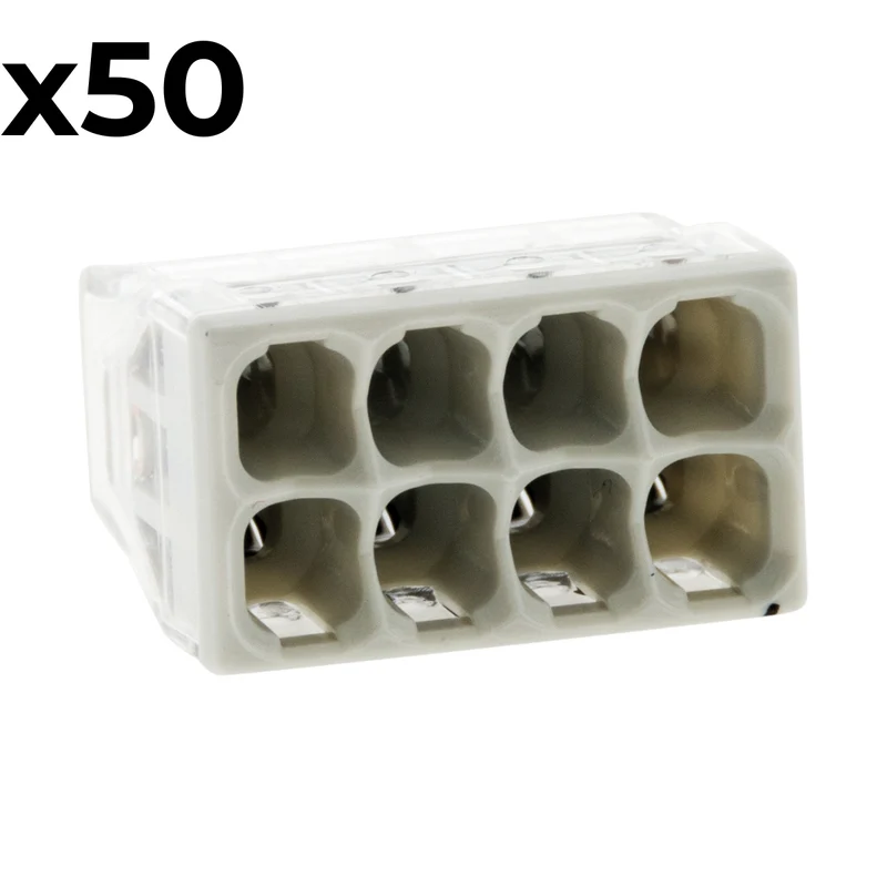 Boite de 50/100 bornes 2/8 entrées 2273 - Wago