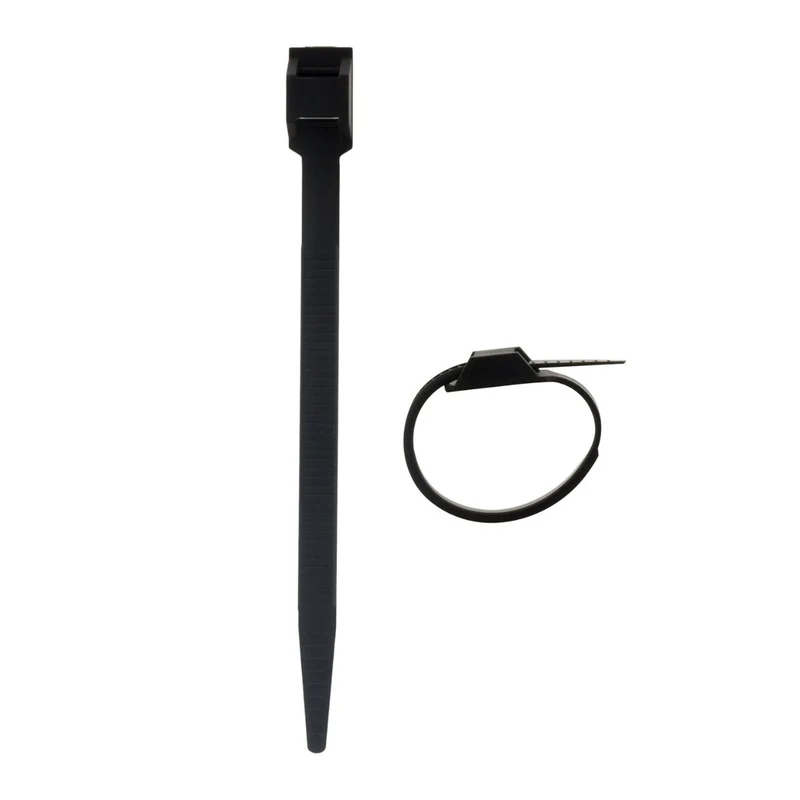 Lot de colliers de câblage 9x 260mm noir - Zenitech