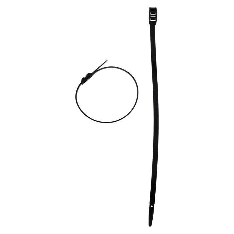 Lot de colliers de câblage 9x 260mm noir - Zenitech