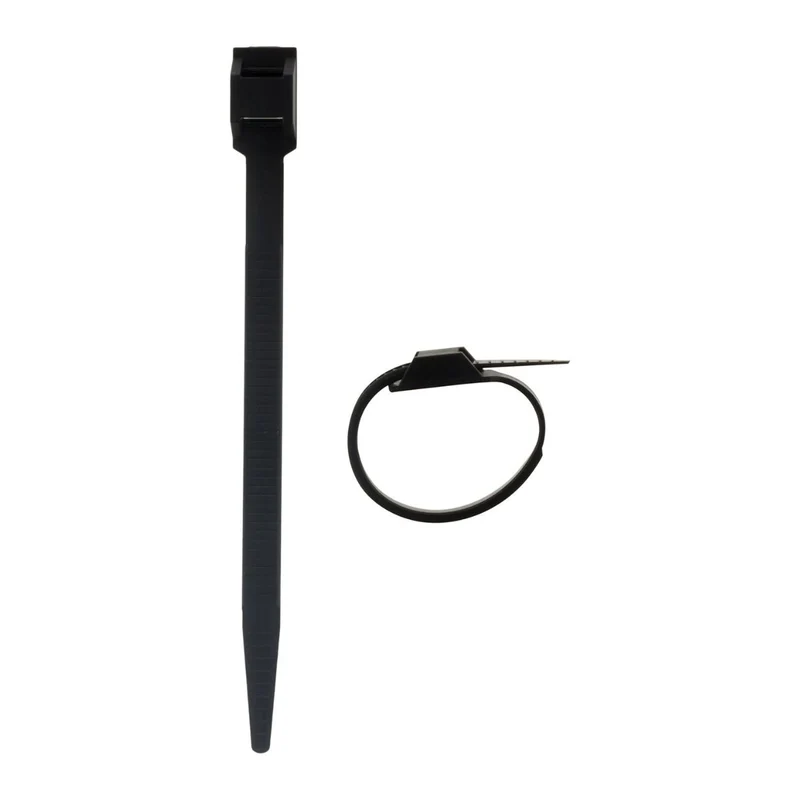 Lot de colliers de câblage 6x114mm noir - Zenitech