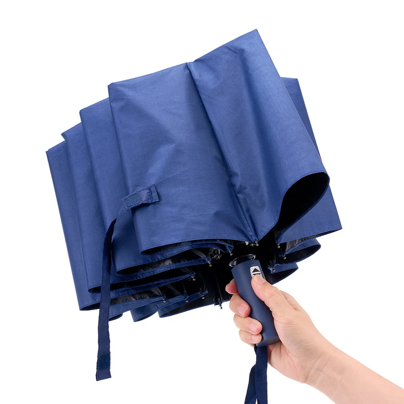 Grand parapluie pliant automatique pour pluie et soleil, parapluie de voyage coupe-vent avec protection UV, ouverture et fermeture automatiques, compact pour hommes et femmes