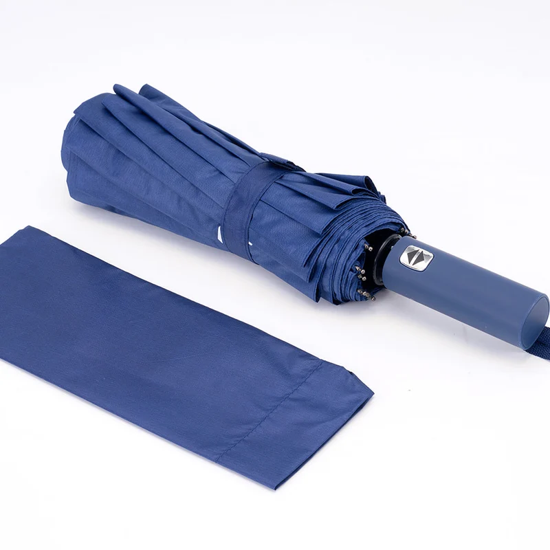Grand parapluie pliant automatique pour pluie et soleil, parapluie de voyage coupe-vent avec protection UV, ouverture et fermeture automatiques, compact pour hommes et femmes