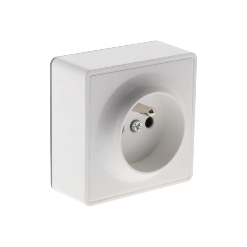 Prise simple saillie 2P+T 16A - Vulco - Zenitech