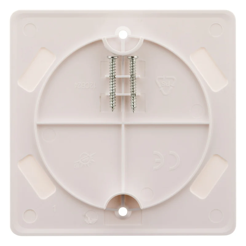 Couvercle carré 100mm + vis - Zenitech