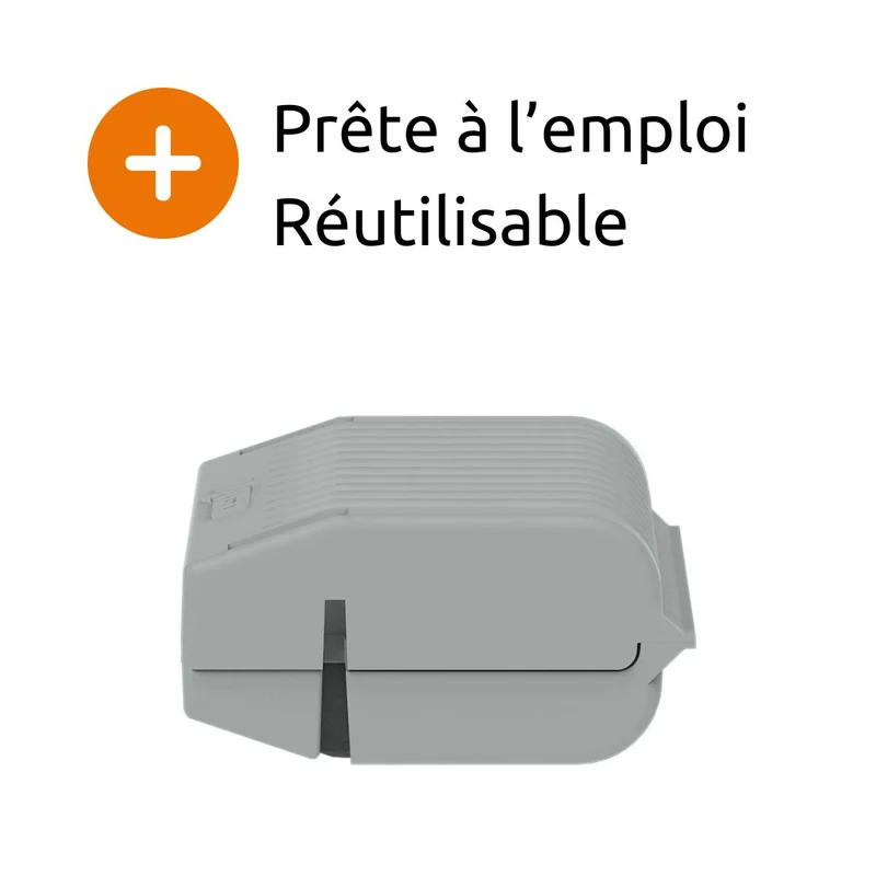 Boîte Gelbox T2 série 221/2273 4mm² - IPX8 - Wago
