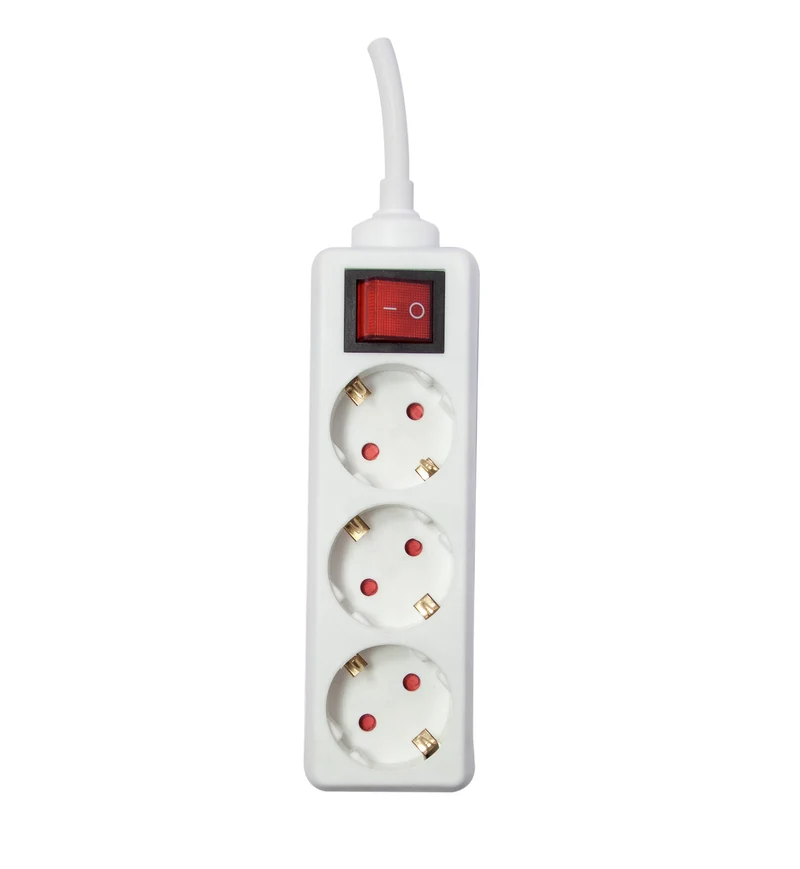 Power strip 3 x 16 A with switch - 1.5 m - White (SCH)