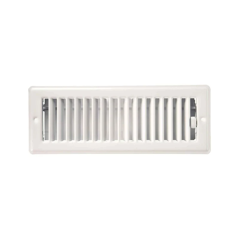 Registre de plafond en blanc, 3" x 10"