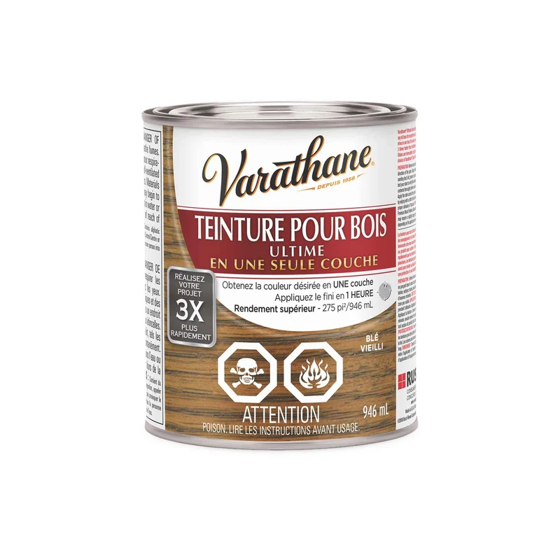Teinture pour bois Ultime blé vieilli, 946 ml