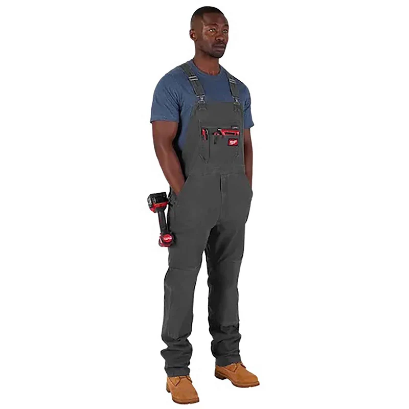 Salopette de travail non doublée Freeflex pour homme, gris (34 x 30)