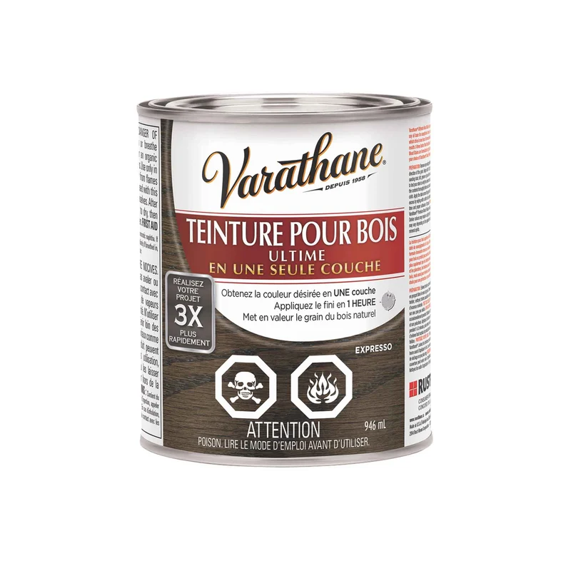 Teinture pour bois Ultime Expresso, 946 ml