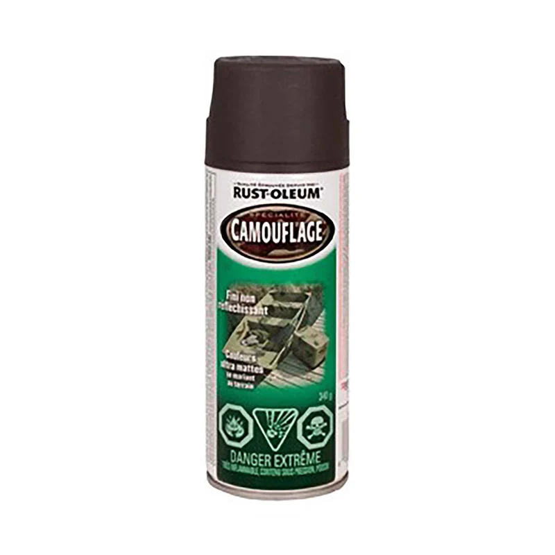 Peinture en aérosol Spécialité Camouflage brun terre ultra mat, 340 g