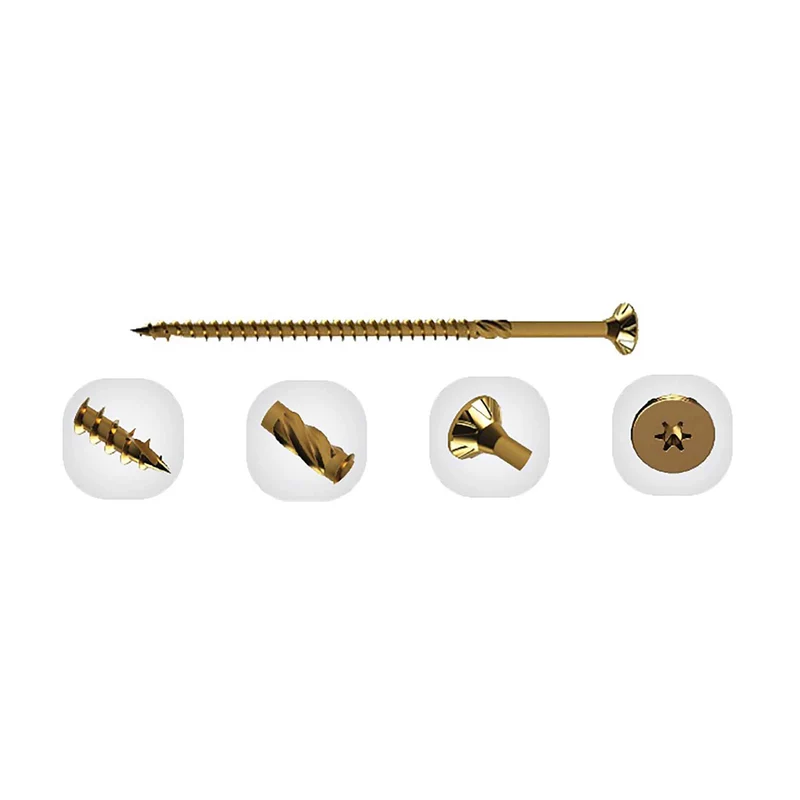 Vis Universelle U2 Fasteners, #9 x 3-1/8" (330 unités)