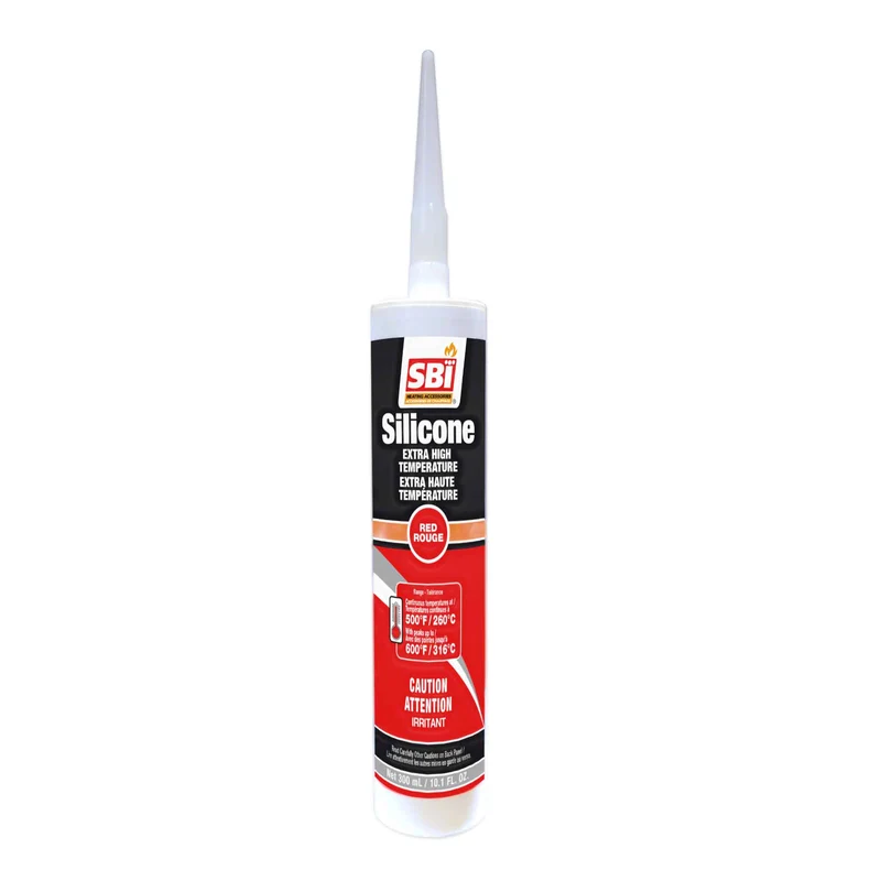Silicone à extra haute température rouge, 300 ml