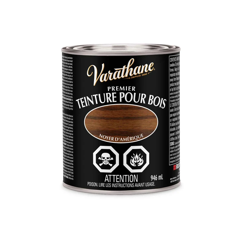 Teinture Premier pour bois noyer d’Amérique, 946 ml