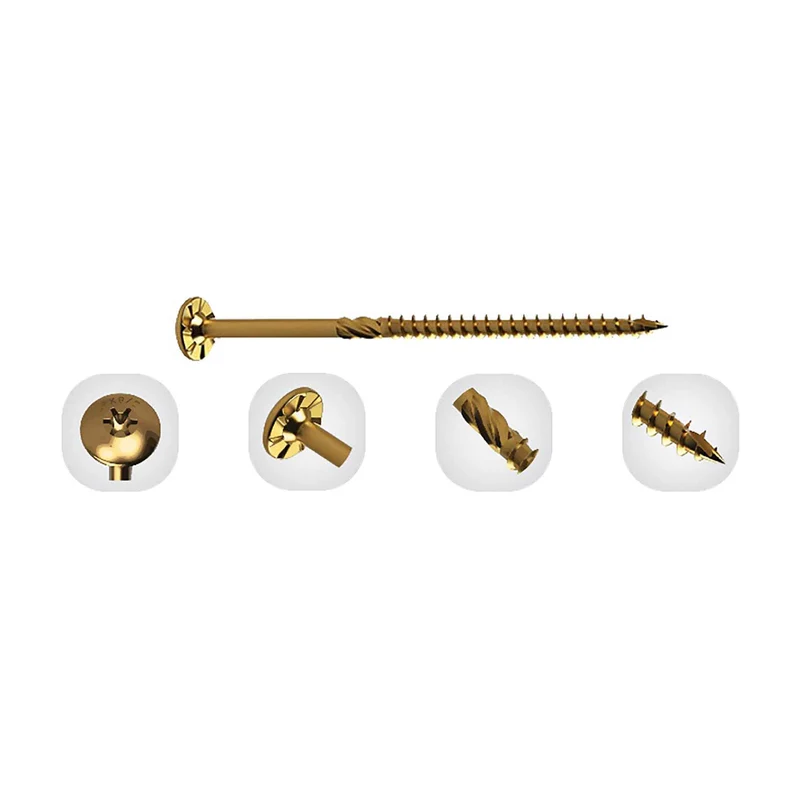 Vis de construction U2 Fasteners, 3/8" x 10" (40 unités)