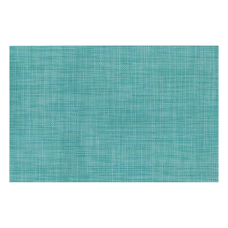 Napperon tissé en textilène de 12" x 18", sarcelle