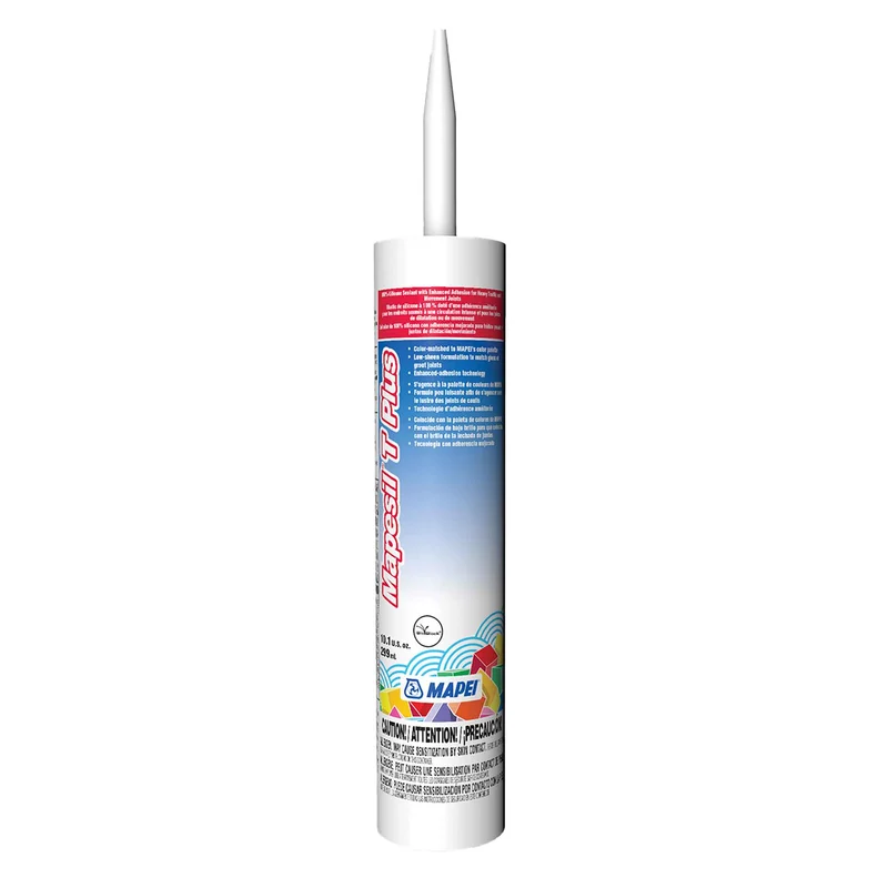 Mastic de silicone Mapesil T Plus de 299 ml, sel de mer #5229
